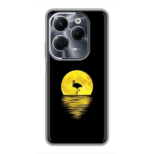 Чехол с рисунком «Желтый Закат» для Infinix Hot 40 Pro