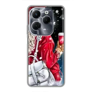 Чехлы на Новый Год Infinix Hot 40 Pro (Зима пришла)