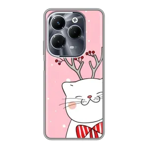 Чохол на тематику: Коти для Infinix Hot 40 Pro (Зимовий кіт)