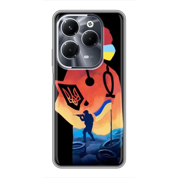 Чехол с рисунком «ЗСУ Врач» для Infinix Hot 40 Pro Чехол с рисунком «ЗСУ Врач» для Infinix Hot 40 Pro