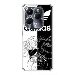 Чохол с стилі "Адідас" для Інфінікс ХОТ 40 (Adidas шнурки)