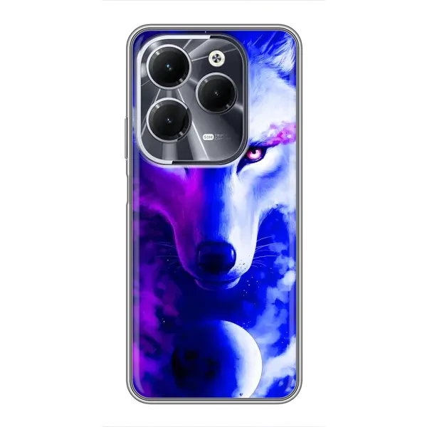 Чохол з малюнком «Арт-Вовк» для Infinix Hot 40 Чохол з малюнком «Арт-Вовк» для Infinix Hot 40