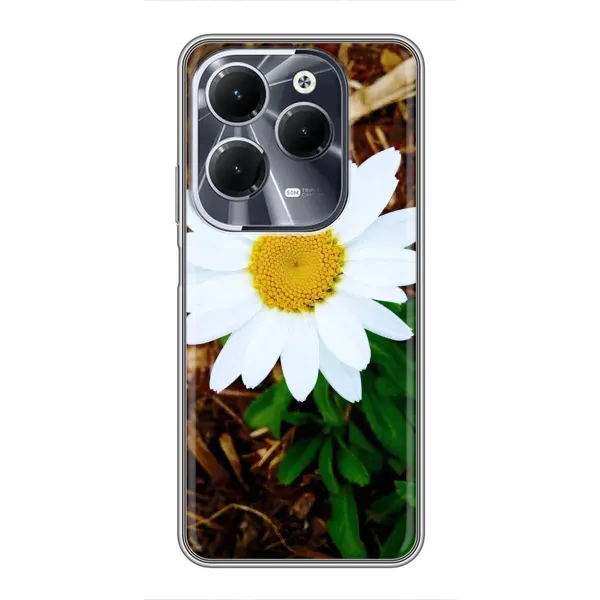 Чехол с рисунком «Белая ромашка» для Infinix Hot 40 Чехол с рисунком «Белая ромашка» для Infinix Hot 40