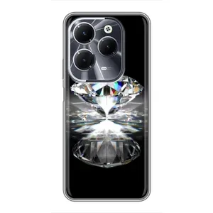 Чохол (Дорого-богато) на Infinix Hot 40 (Діамант)
