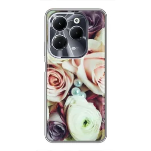 Чохли з принтом Троянд для Infinix Hot 40 (Букет Троянд)