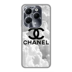 Чехол с Брендами одежды на Инфиникс ХОТ 40 (CHANEL)