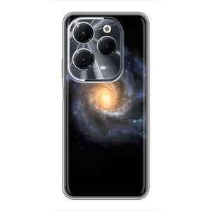 Чохли КОСМОС на Infinix Hot 40 (Чорна дира)