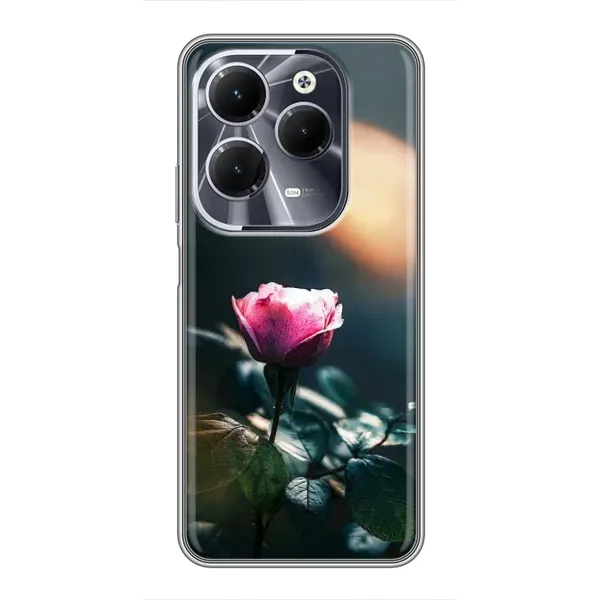 Чехол с рисунком «Цветок ночной» для Infinix Hot 40 Чехол с рисунком «Цветок ночной» для Infinix Hot 40