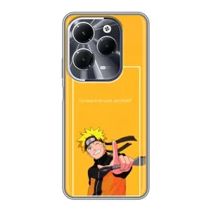 Чехлы с принтом Наруто на Infinix Hot 40 (Даттебаё)
