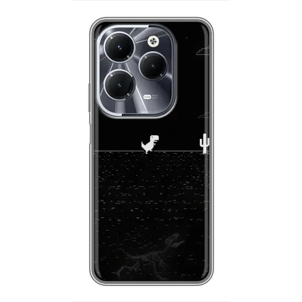 Чехол с рисунком «Динозаврик» для Infinix Hot 40 Чехол с рисунком «Динозаврик» для Infinix Hot 40