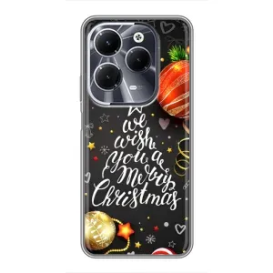 Чехол Новогодняя Елка на Infinix Hot 40 (Елочка)