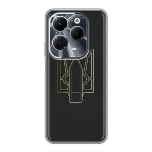 Чехол с картинкой (Патриотический ГЕРБ) на Infinix Hot 40 (Герб - Молотова)