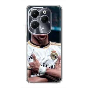 Чехол (TPU) с Футболистом на Infinix Hot 40 (Гол Мбаппе)