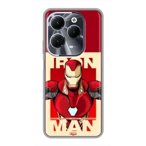 Чехол Супергерой Железный человек на Infinix Hot 40 (Iron man)
