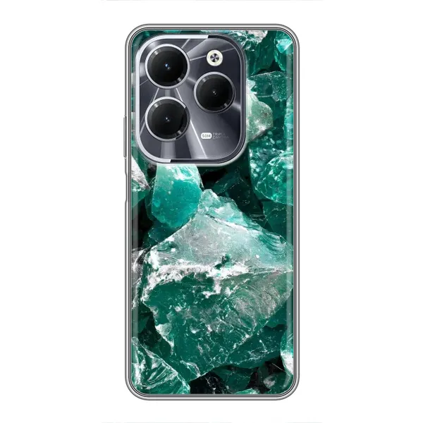 Чехол с рисунком «Изумруд» для Infinix Hot 40