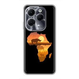 Летний Чехол на Infinix Hot 40 (Карта)