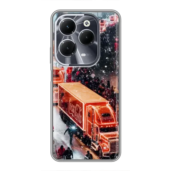Чехол с рисунком «Кока Кола» для Infinix Hot 40