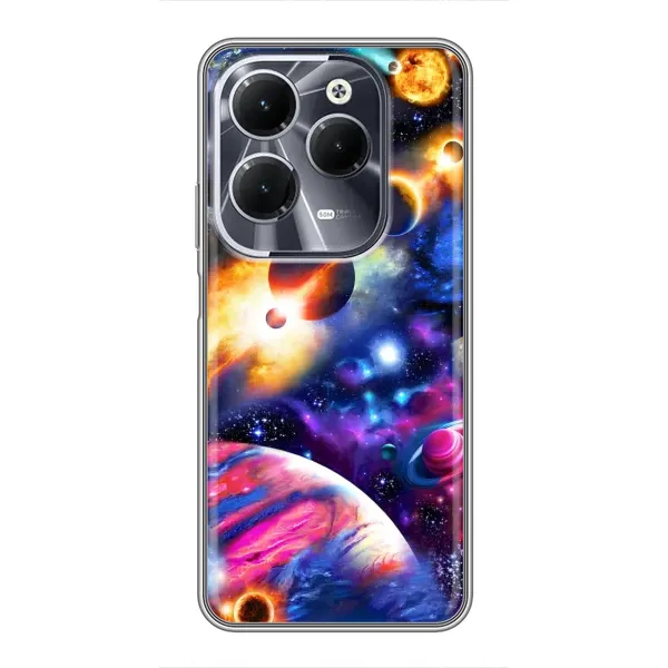 Чехол с рисунком «Космический мир» для Infinix Hot 40 Чехол с рисунком «Космический мир» для Infinix Hot 40