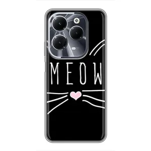 Бампер с изображением Котиков для Инфиникс ХОТ 40 (КОТИК MEOW)