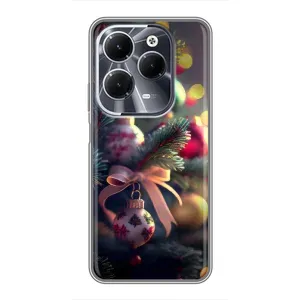 Чехлы на Новый Год Infinix Hot 40 (Красивая елочка)