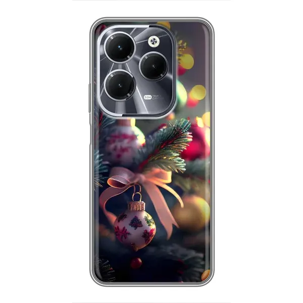 Чехол с рисунком «Красивая елочка» для Infinix Hot 40