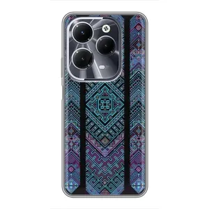 Силиконовый Чехол на Infinix Hot 40 (Крутой орнамент)