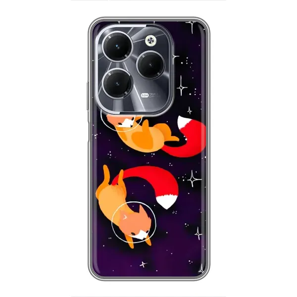 Чехол с рисунком «Лисы» для Infinix Hot 40 Чехол с рисунком «Лисы» для Infinix Hot 40