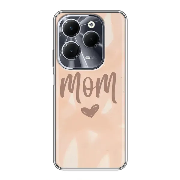 Чехол с рисунком «Love mom» для Infinix Hot 40 Чехол с рисунком «Love mom» для Infinix Hot 40