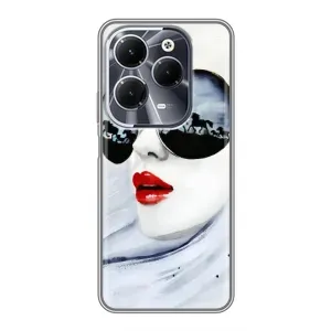 Чохол з картинкою Модні Дівчата Infinix Hot 40 (Любителька коней)