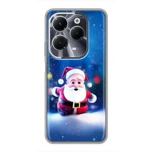 Чехлы на Новый Год Infinix Hot 40 (Маленький Дед Мороз)