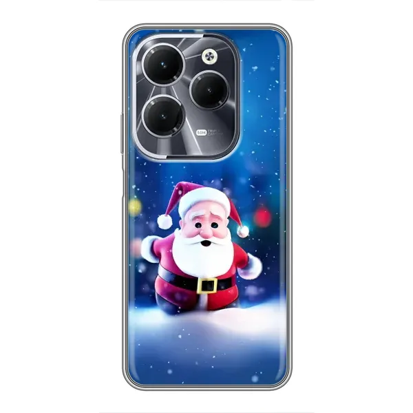 Чехол с рисунком «Маленький Дед Мороз» для Infinix Hot 40