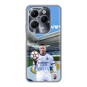 Чехол (TPU) с Футболистом на Infinix Hot 40 (Mbappe Real)