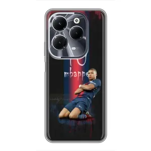 Чехол (TPU) с Футболистом на Infinix Hot 40 (MBAPPE 10)