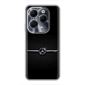 Силіконовий бампер з картинкою машини на Infinix Hot 40 (Mercedes)