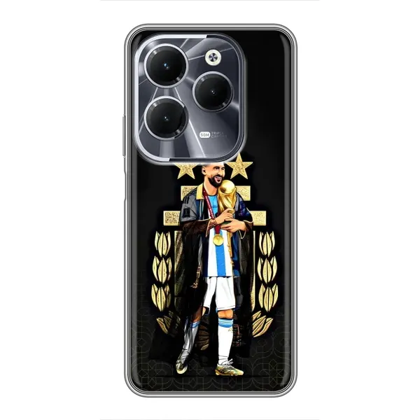 Чехол с рисунком «Месси король» для Infinix Hot 40 Чехол с рисунком «Месси король» для Infinix Hot 40