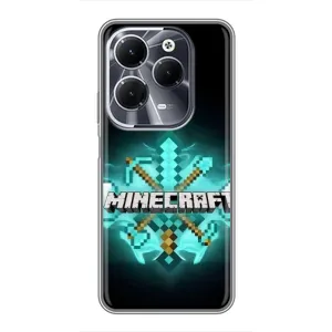 Чехол майнкрафт для Infinix Hot 40 (MineCraft 2)