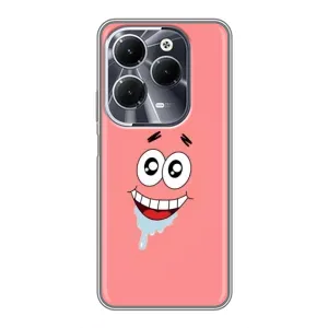Чехлы с Патриком на Infinix Hot 40 (Мордочка Патрика)