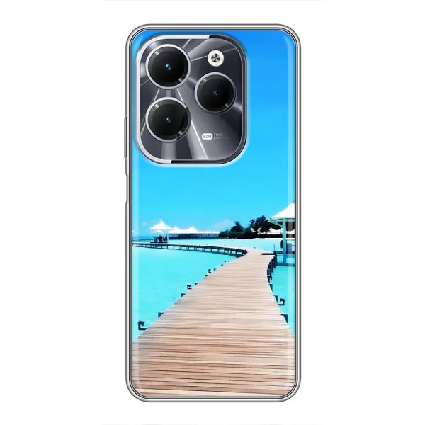 Чехол с рисунком «Набережная» для Infinix Hot 40 Чехол с рисунком «Набережная» для Infinix Hot 40