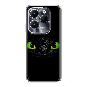 Чехол дракон Беззубик для Infinix Hot 40 (Глаза Беззубика)