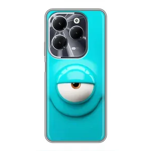 Силиконовые Чехлы (смешные стикеры) для Infinix Hot 40 (Одноглазик)