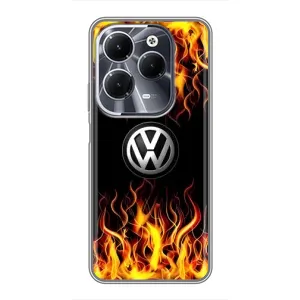 Чохол "Фольксваген" для Infinix Hot 40 (Вогняний Лого)