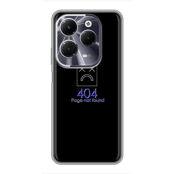 Чехол с рисунком «Ошибка 404» для Infinix Hot 40 Чехол с рисунком «Ошибка 404» для Infinix Hot 40