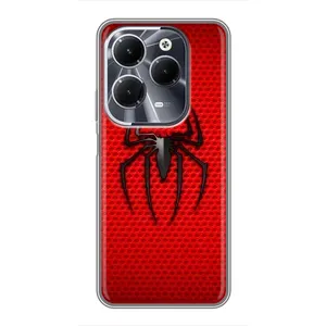 Чехол Супергерой Человека Паука на Infinix Hot 40 (Паук марвел)