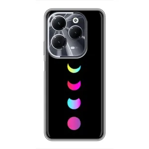 Чохол (ТПУ) з планетами на Infinix Hot 40 (Повнолуння)