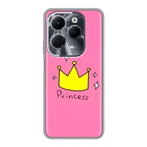 Девчачий Чехол для Infinix Hot 40 (Princess)