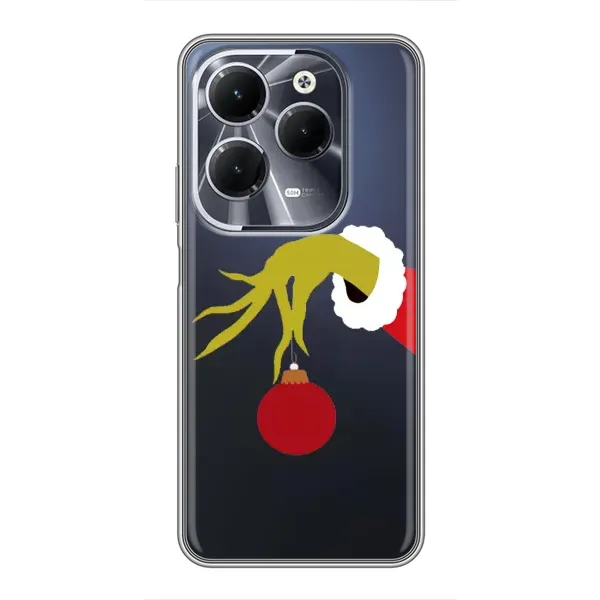 Чехол с рисунком «Рука Гринча» для Infinix Hot 40 Чехол с рисунком «Рука Гринча» для Infinix Hot 40