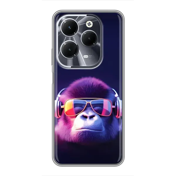 Чехол с рисунком «Стильная обезьяна» для Infinix Hot 40 Чехол с рисунком «Стильная обезьяна» для Infinix Hot 40