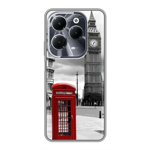 Чехол с рисунком «TELEPHONE» для Infinix Hot 40 Чехол с рисунком «TELEPHONE» для Infinix Hot 40