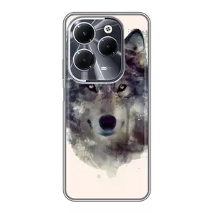 Чехол с Волком на Infinix Hot 40 (Волк)