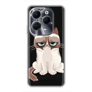 Чехол на тематику: Коты для Infinix Hot 40 (Взгляд кота)